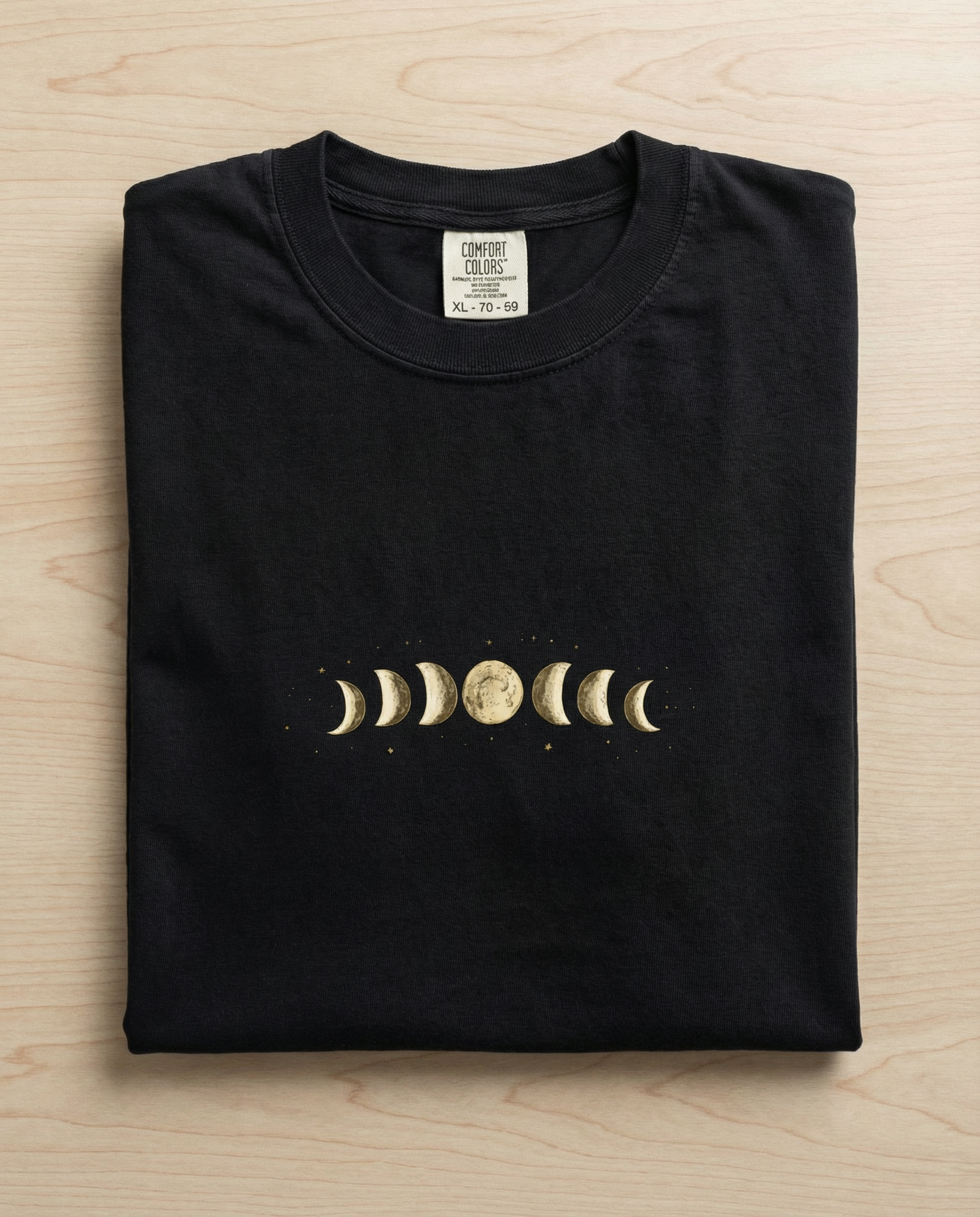 Black flat lay