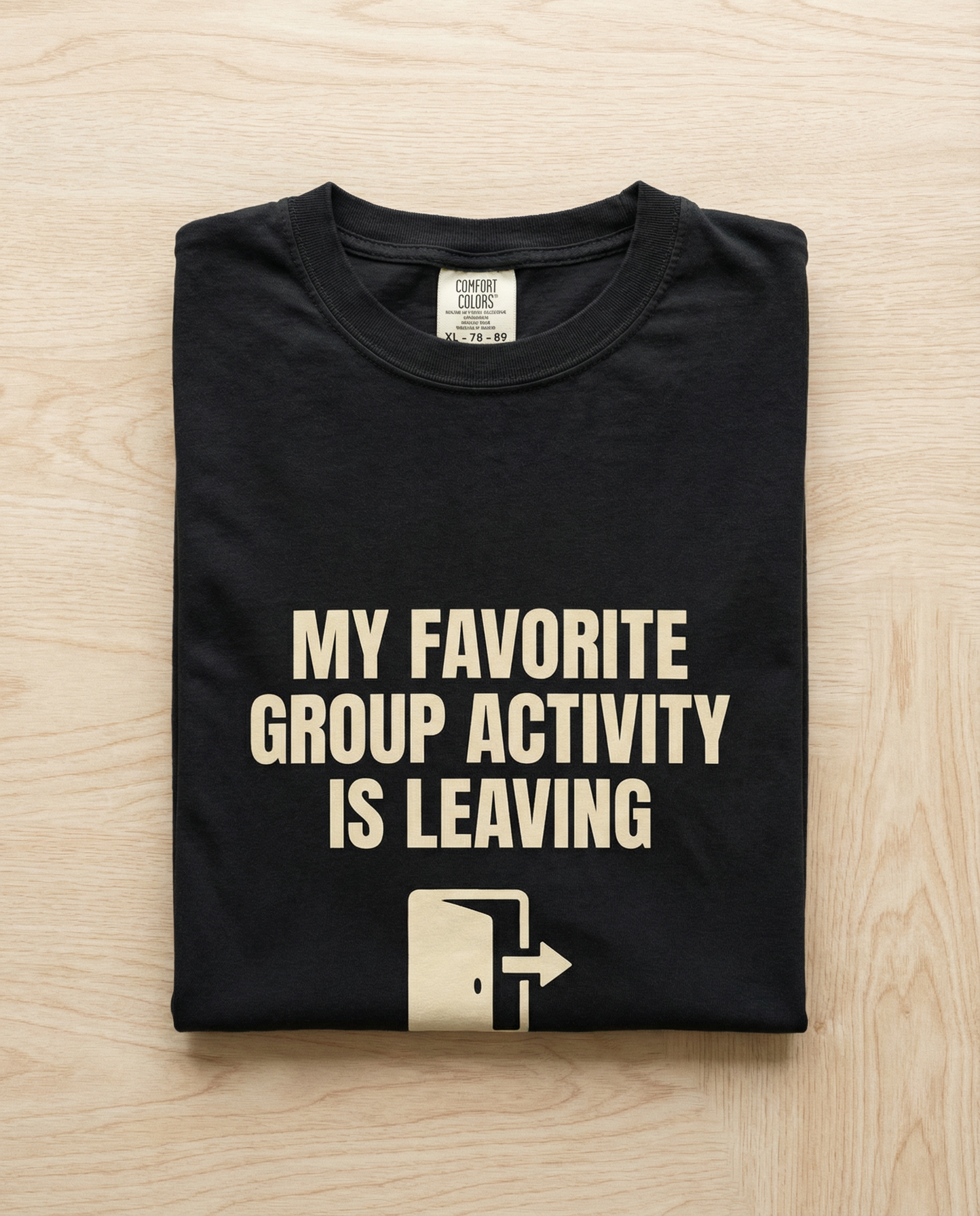 Black flat lay
